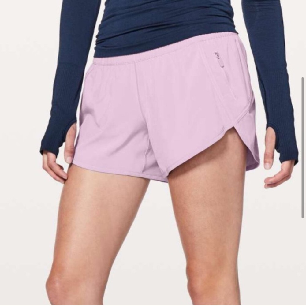 Lululemon Tracker Low Rise Short V4 Lilac Running Shorts - Picture 1 of 10